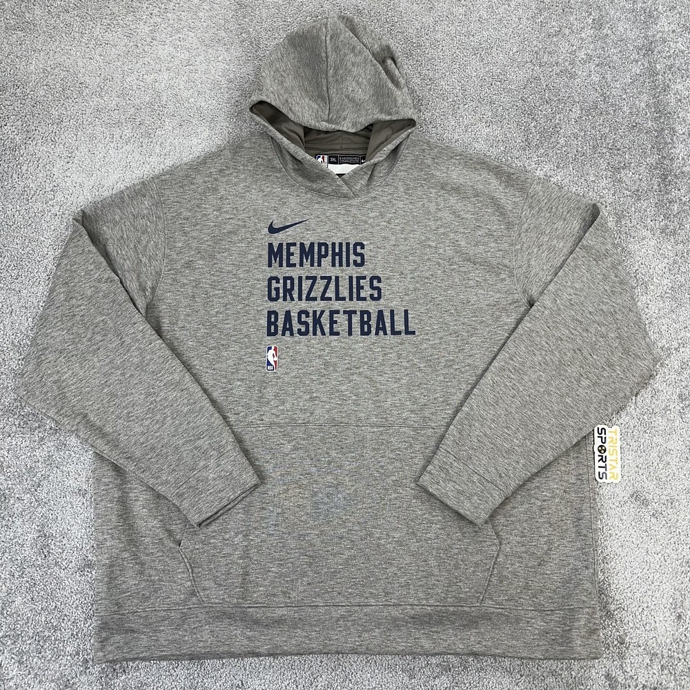 Memphis Grizzlies Hoodie Mens 3XL Tall Brown NBA Basketball Nike DriFit Pullover